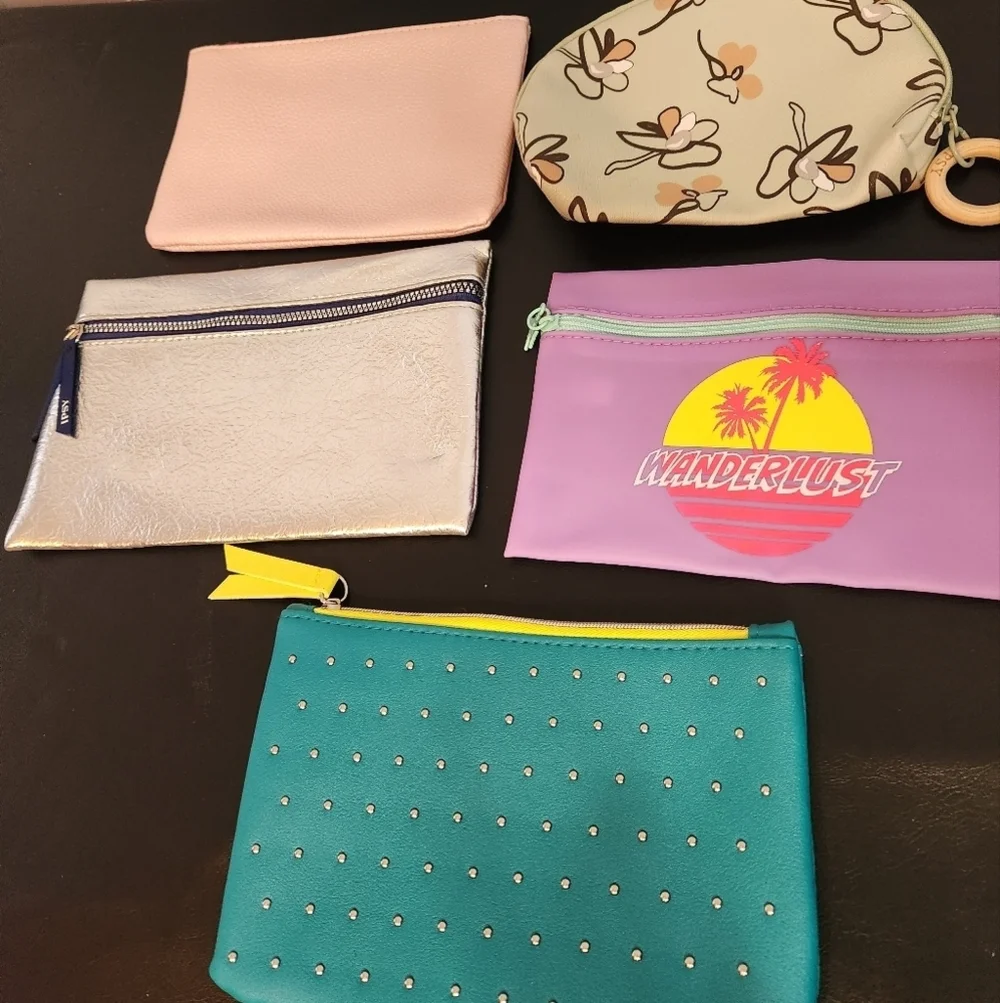 16 Ipsy Makeup Bags Vibrant Multi-Patterned Bag Collection